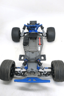 Traxxas Rustler Vxl 2wd Roller Slider Chassis 1/10 Rc Truck With Upgrades - WISE GUYS HOBBIES LLC