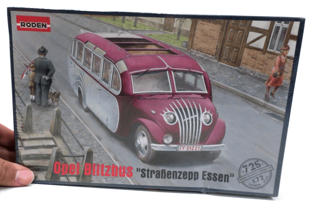 Roden 1/72 Opel Blitzbus "Strassenzepp Essen" Model Kit 725 SEALED - WISE GUYS HOBBIES LLC