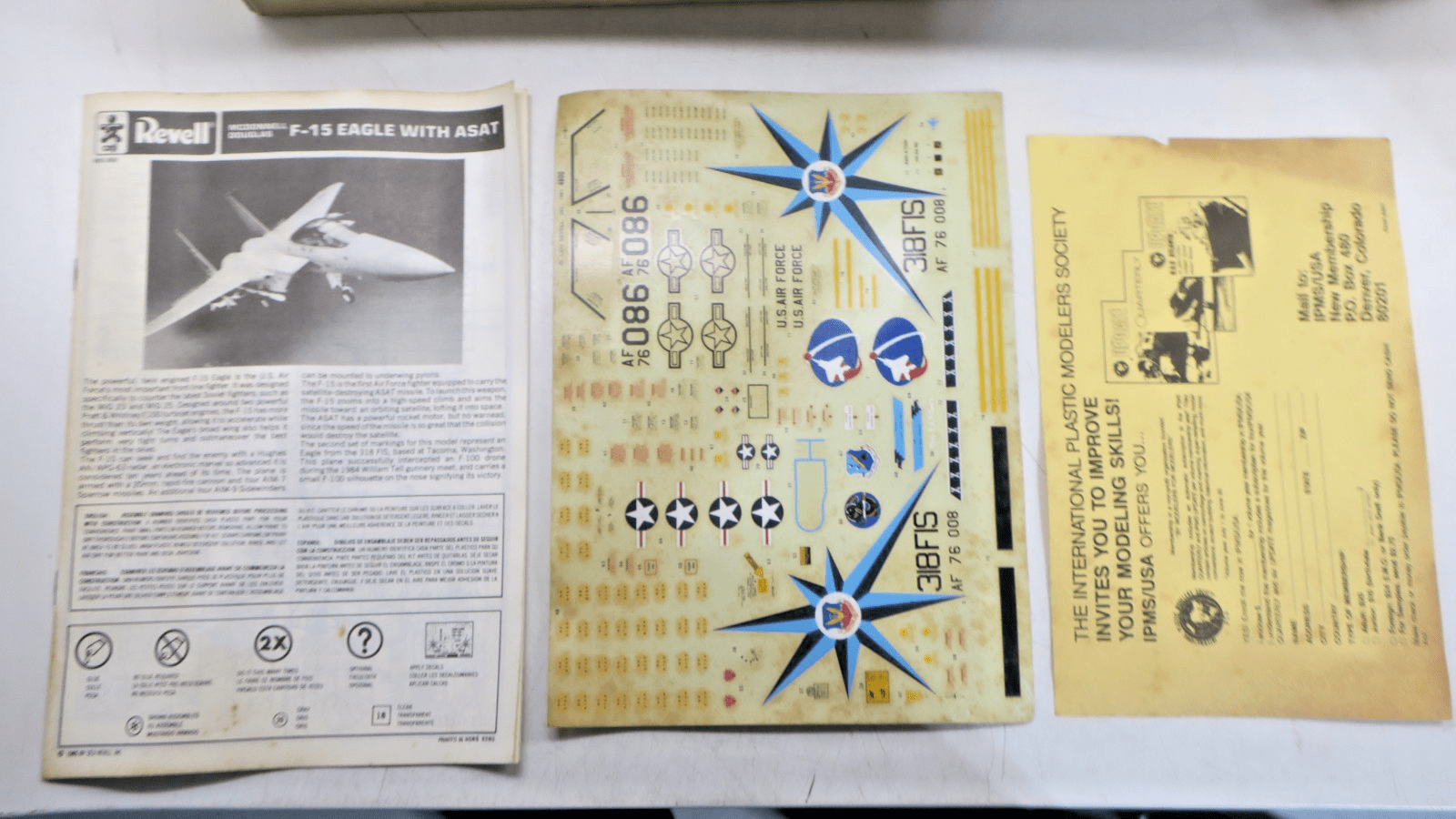 Open Box Revell 1/32 McDonnell Douglas F-15C Eagle Model Kit 4800 - WISE GUYS HOBBIES LLC
