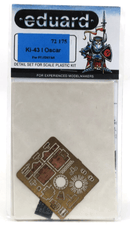Eduard Photo Etch 1/72 Ki - 43 I Oscar Detail Set 72175 - WISE GUYS HOBBIES LLC
