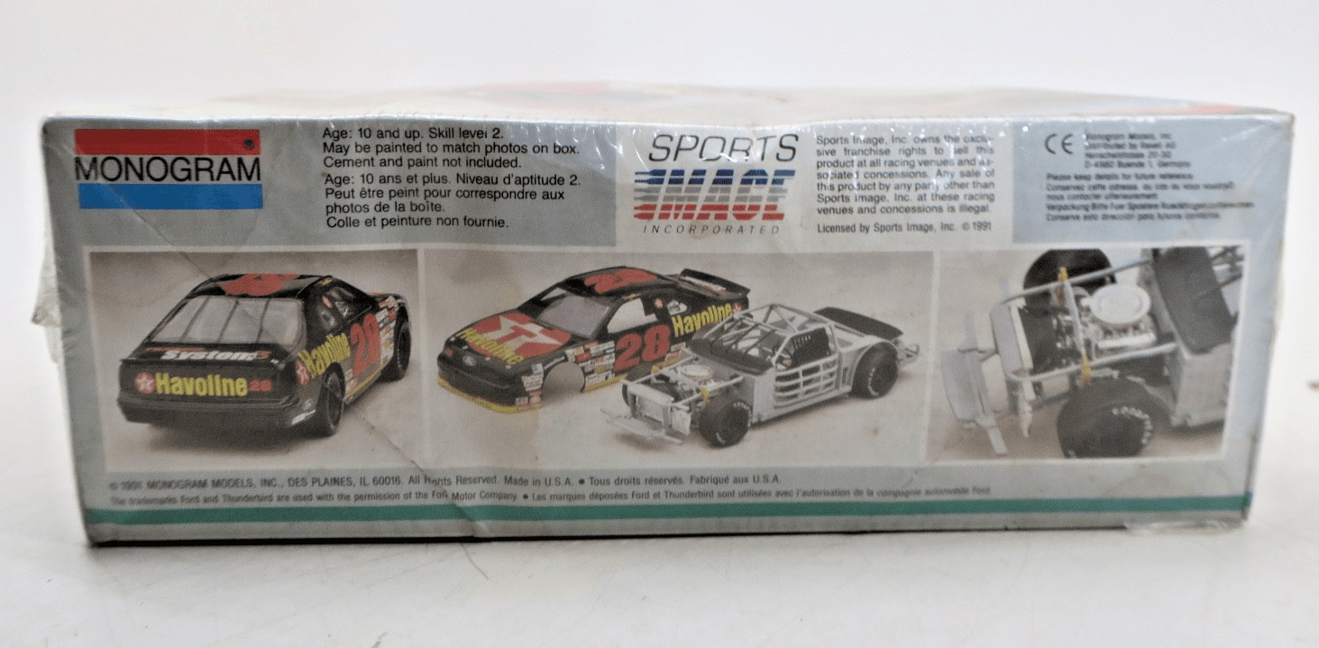 Monogram 1/24 2430 NASCAR 24 Havoline Ford Thunderbird Model Kit SEALED - WISE GUYS HOBBIES LLC