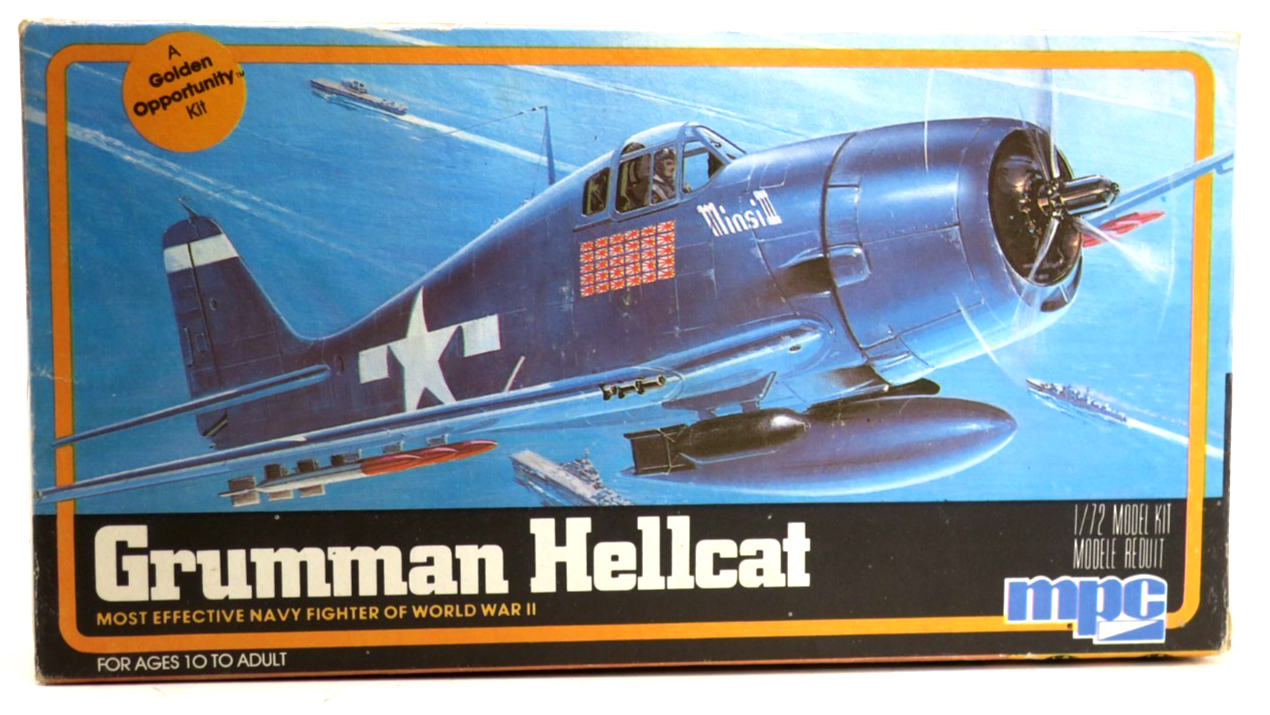 MPC 1/72 Grumman Hellcat Model Kit 1 - 4004 - WISE GUYS HOBBIES LLC