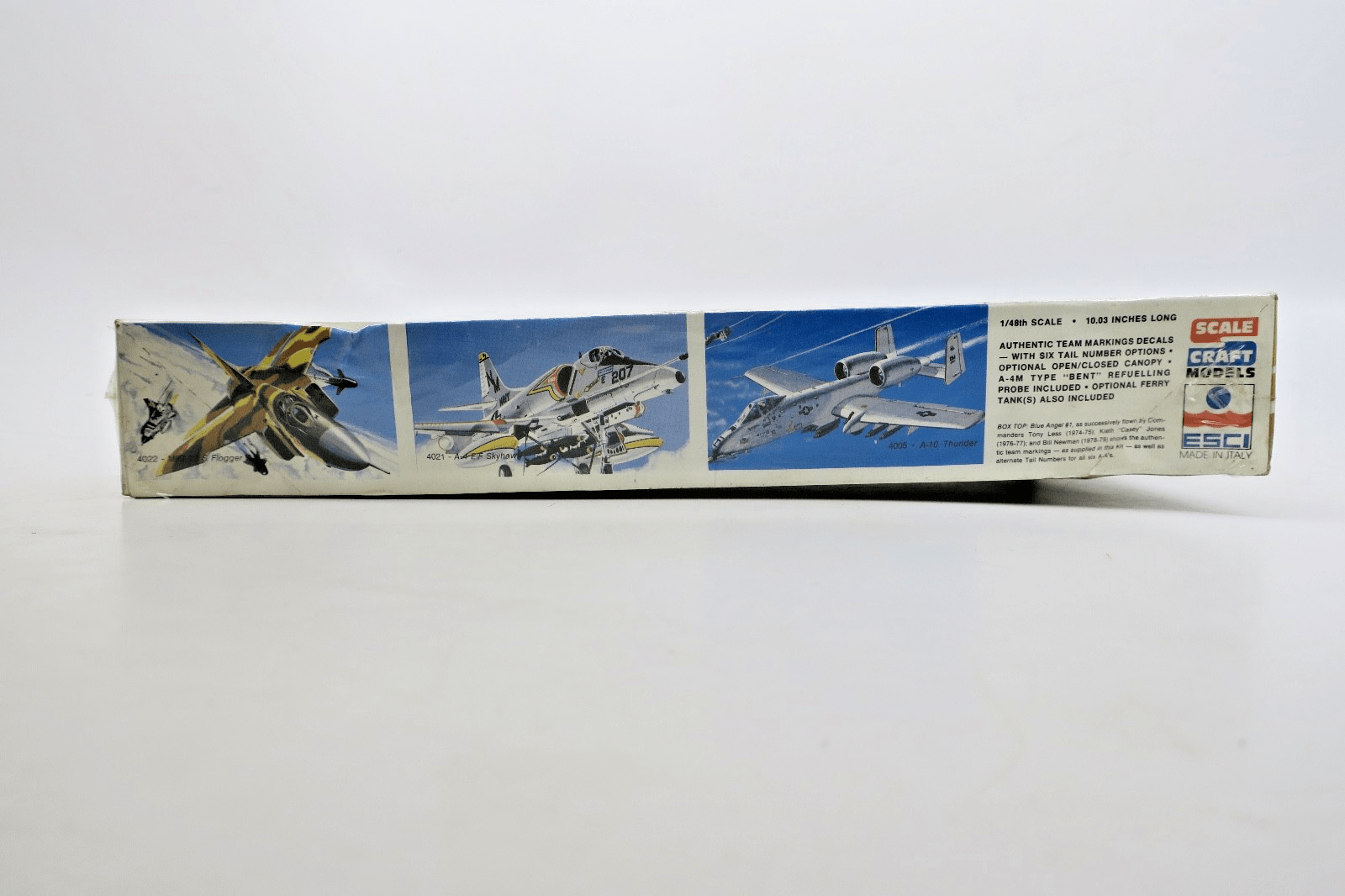 ESCI 1/48 Blue Angels A - 4 Skyhawk "II" Model Kit SC - 4024 - WISE GUYS HOBBIES LLC
