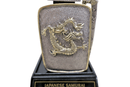 Franklin Mint Japanese Samurai Armor Through The Ages 24k Gold Pewter Warrior 8" - WISE GUYS HOBBIES LLC