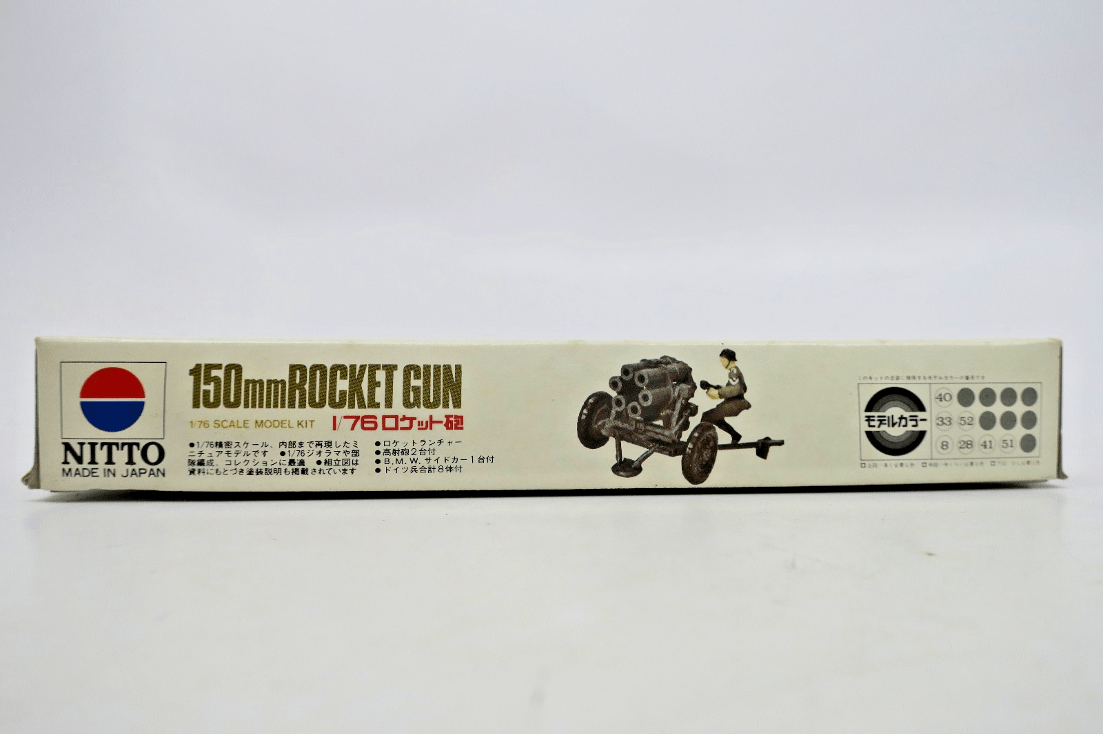 Vintage Nitto 1/76 150mm Rocket Gun Model Kit - WISE GUYS HOBBIES LLC