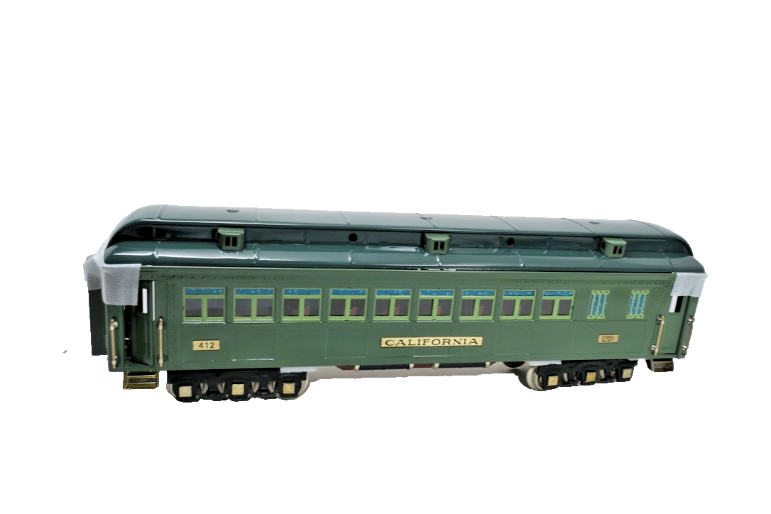 Lionel Classics 13404 California State Passenger Car 2 - Tone Green 1 - 412 - WISE GUYS HOBBIES LLC