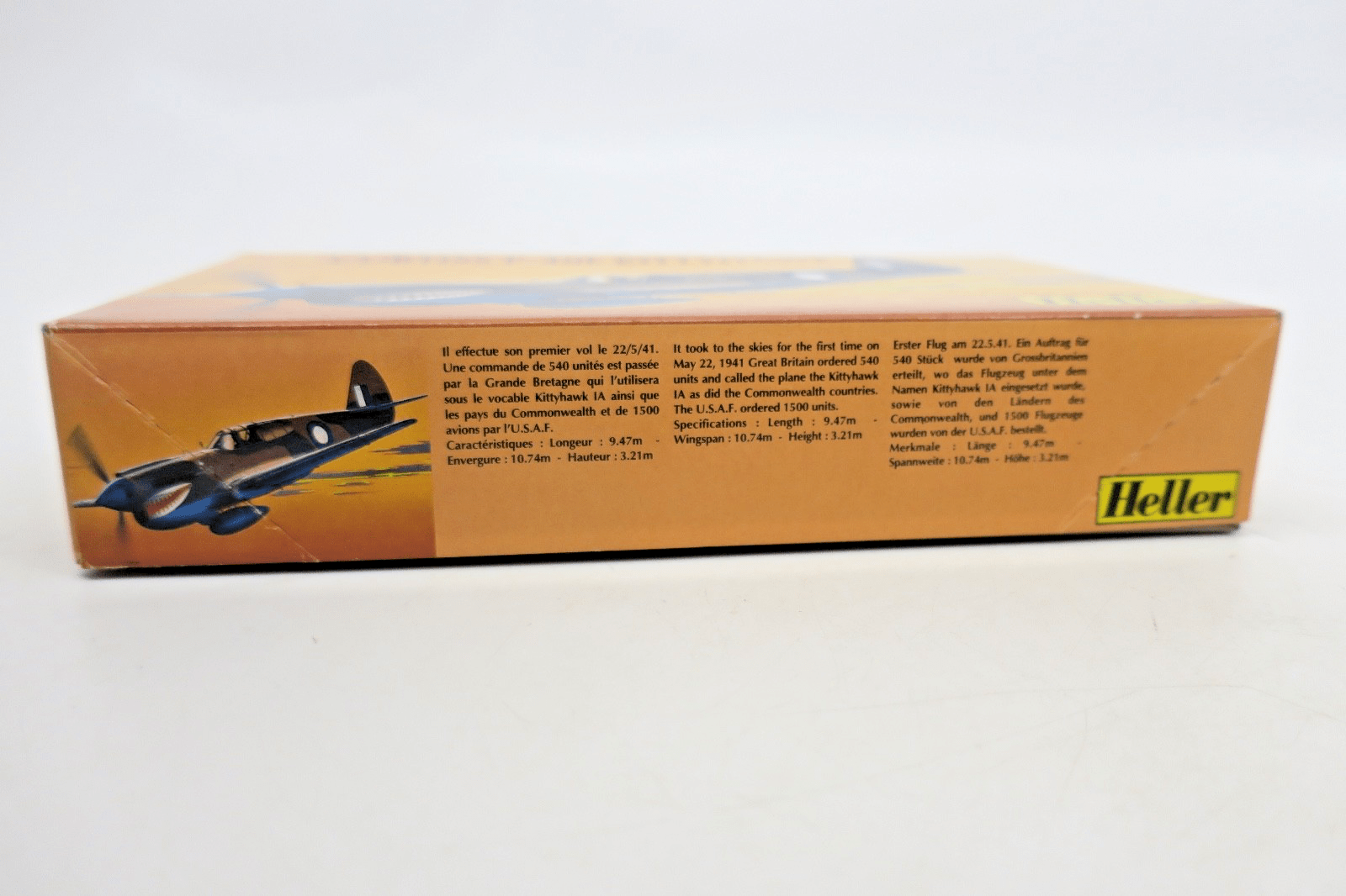Heller 1/72 Curtiss P-40E Kittyhawk Model Kit - WISE GUYS HOBBIES LLC