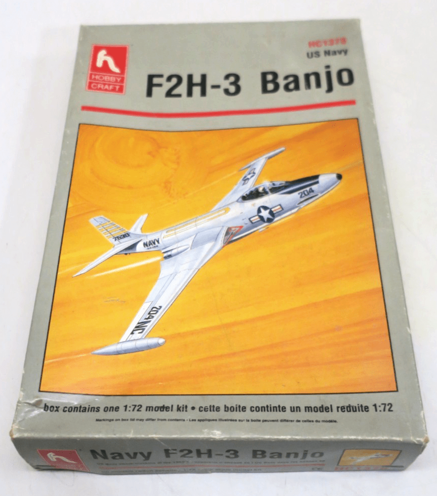 Hobby Craft 1/72 F2H - 3 Banjo Model Kit HC1378 - WISE GUYS HOBBIES LLC