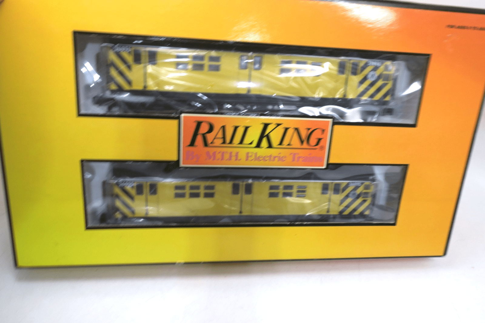 MTH RailKing 30 - 2273 - 3 MTA Work Train R - 17 2 - Car Subway Add - On Non Powered Set - WISE GUYS HOBBIES LLC