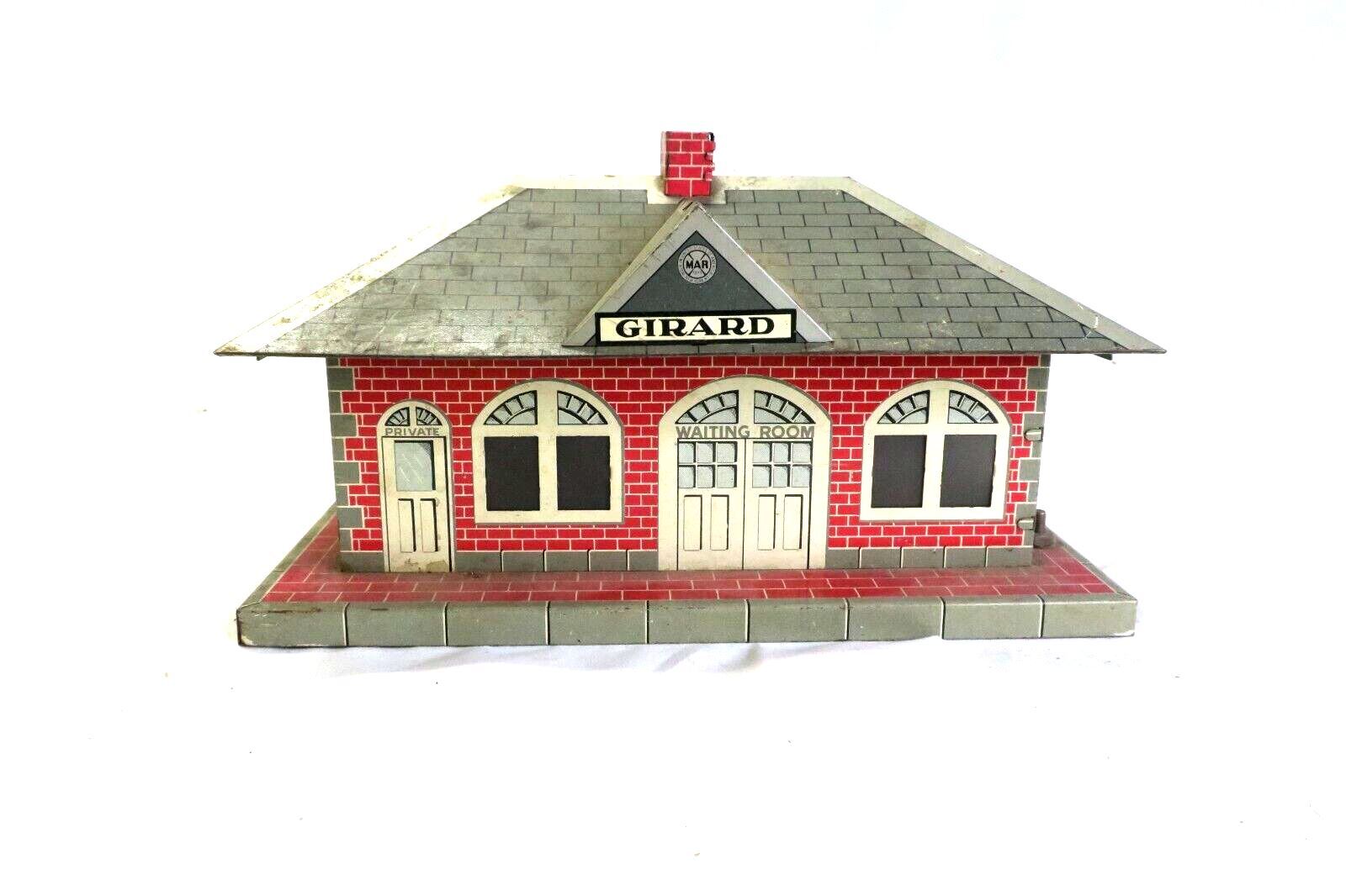 American Flyer Marx Girard Train Station With Horn/whistle - WISE GUYS HOBBIES LLC