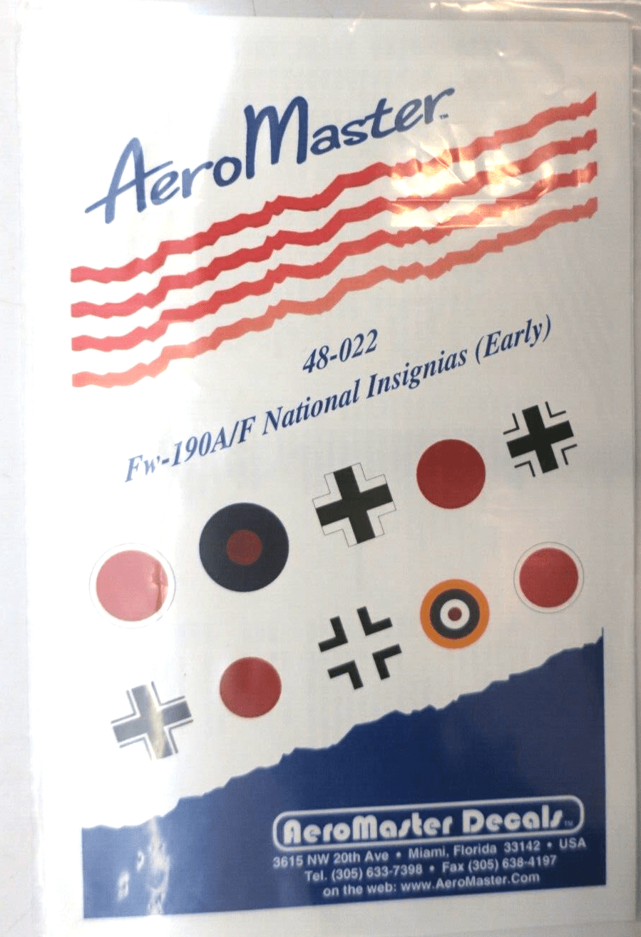 AeroMaster 1/48 F-18 Hornet Stencils Decal 48-022 - WISE GUYS HOBBIES LLC