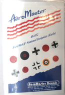 AeroMaster 1/48 F-18 Hornet Stencils Decal