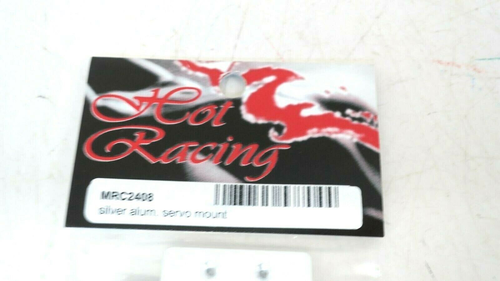 Hot Racing MRC2408 Silver Aluminum Adjustable Servo Mount - WISE GUYS HOBBIES LLC