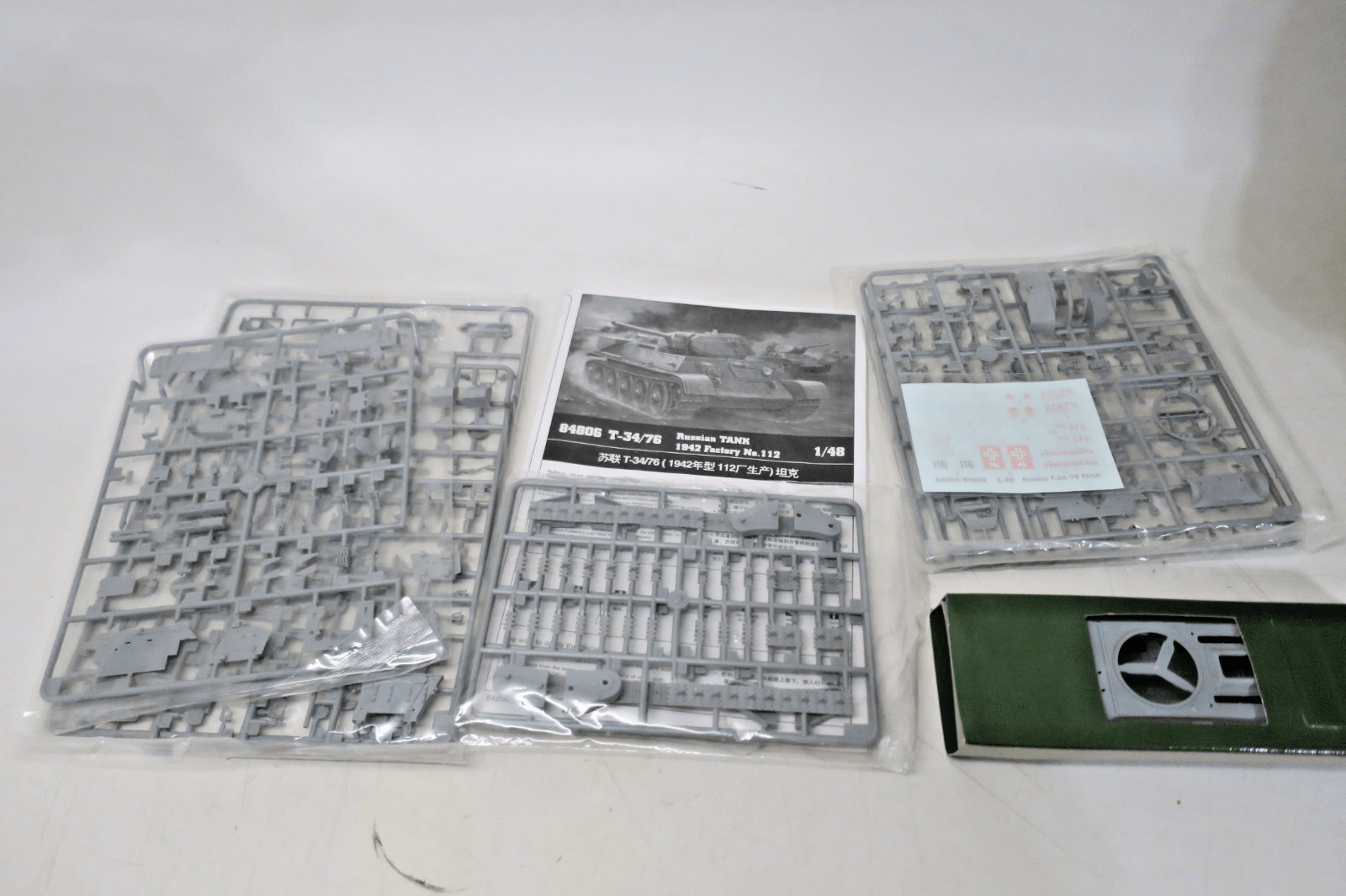 Hobby Boss 1/48 Russian T - 34 / 76 Tank Model Kit 84806 - WISE GUYS HOBBIES LLC