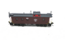 HO Scale Woosung Railworks R-421 B&M Boston & Maine Wood Caboose