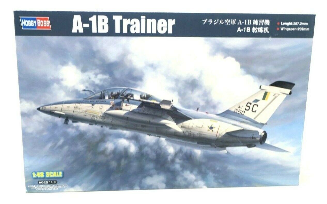 HobbyBoss A-1B Trainer 1/48 Model Kit P/N: 81744 Hobby Boss - WISE GUYS HOBBIES LLC