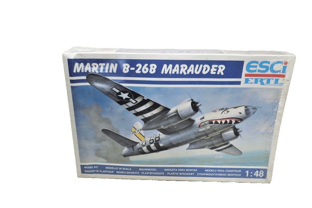 ESCI ERTL MARTIN B - 26B MARAUDER - 1/48 SCALE Model Kit  4102 - SEALED - WISE GUYS HOBBIES LLC