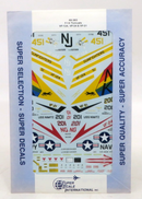 Super Scale International 1/48 F-14 Tomcats VF-124, VF-24 & VF-21 Decals