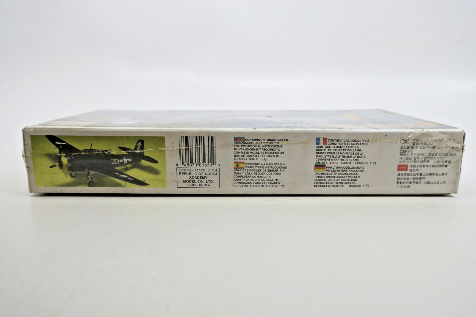 Academy 1/72 Grumman TBF - 1 Avenger Model Kit 1651 - WISE GUYS HOBBIES LLC