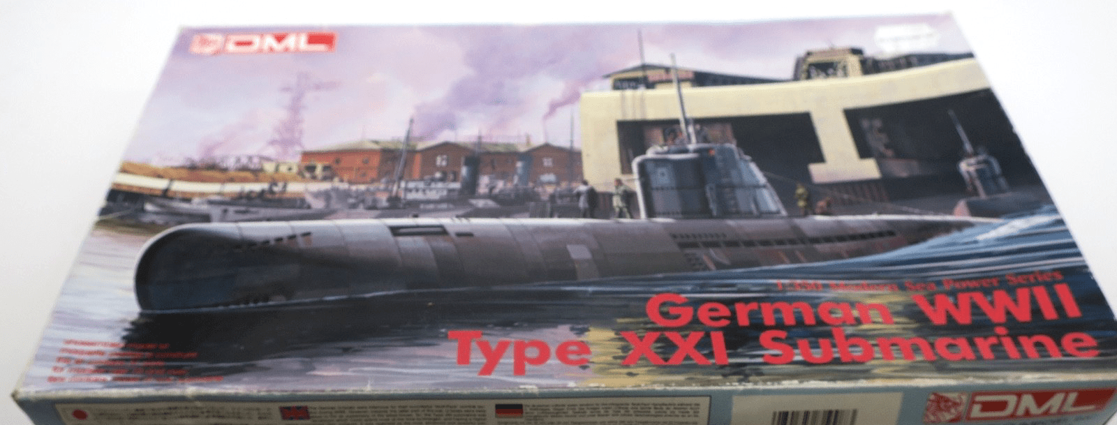 DML 1/350 German WWII Type XXI Submarine Model Kit 1008 - WISE GUYS HOBBIES LLC