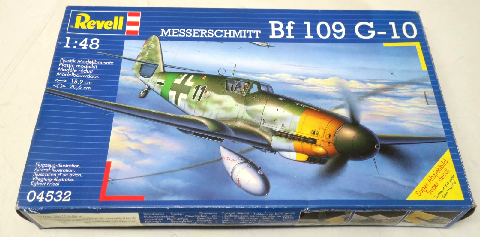Revell 1/48 Messerschmitt BF - 109 G - 10 Model Kit 04532 - WISE GUYS HOBBIES LLC
