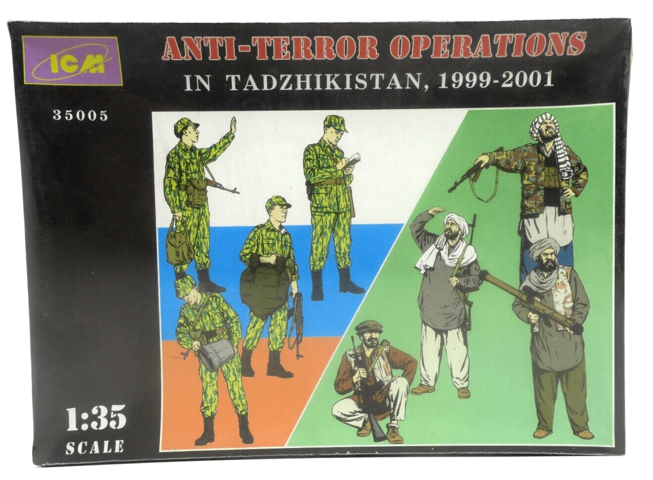 ICM 1/35 Anti-Terror Operations In Tadzhikistan 1999-2001 Model Kit - WISE GUYS HOBBIES LLC