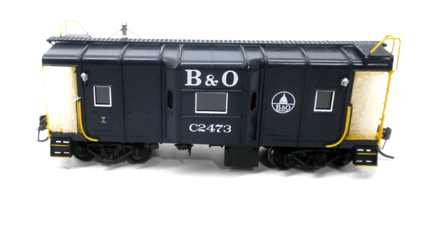Overland OMI HO Scale B&O Baltimore and Ohio I-12 Bay Window Caboose Rd C2473 - WISE GUYS HOBBIES LLC