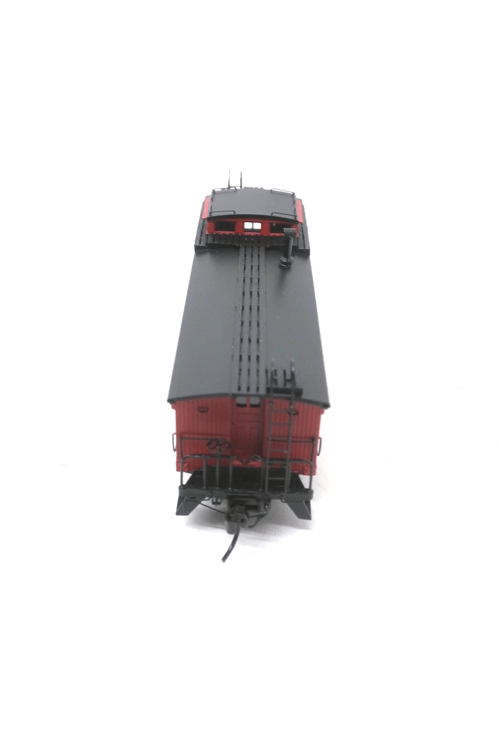HO Railworks Brass Rutland "Vans" Caboose (Cherry Red) R-456P 25-35 - WISE GUYS HOBBIES LLC