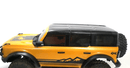 Traxxas TRX - 4 1/10 Ford Bronco 2021 Yellow Body Mounts Latch Spare Tire LIGHTS - WISE GUYS HOBBIES LLC