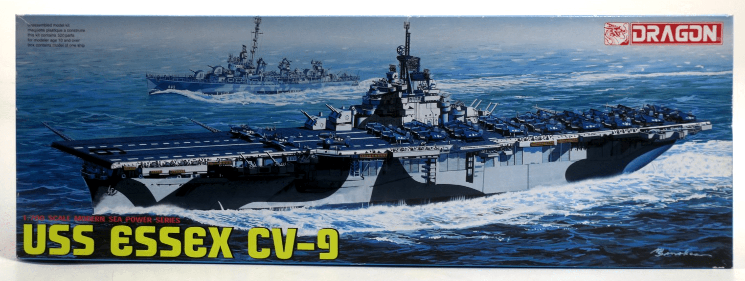 Dragon 1/700 USS Essex CV-9 Plastic Model Kit 7049 - WISE GUYS HOBBIES LLC