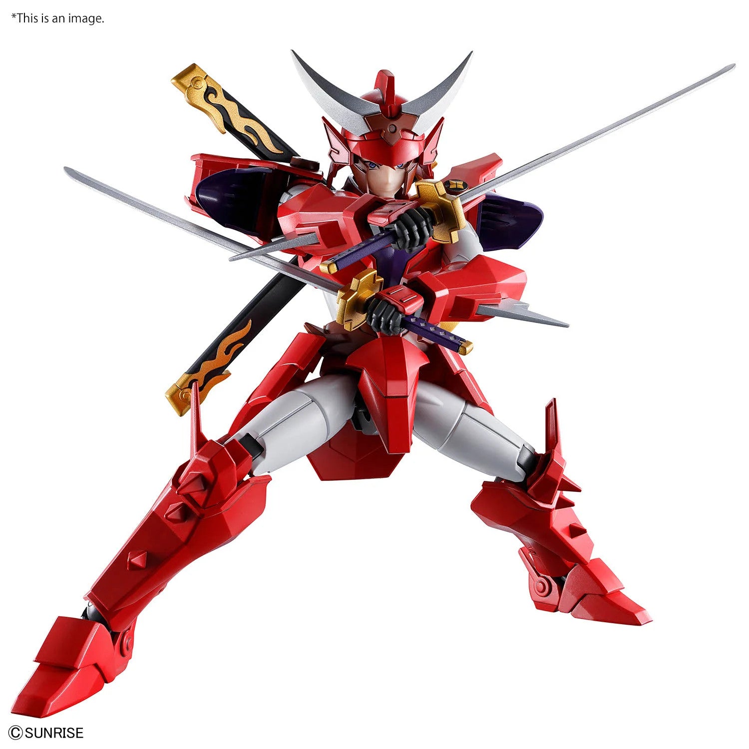 Bandai 30MF Yoroi-Shinden Samurai Troopers Gai Of The Heat Model Kit - WISE GUYS HOBBIES LLC