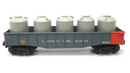 Lionel 6462 Gondola W/ Containers Custom Painted LIRR Colors