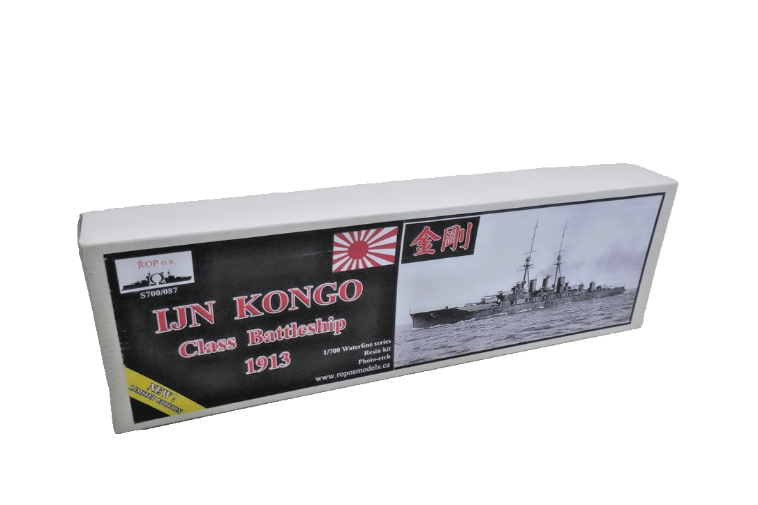 SAMEK IJN KONGO CLASS 1913 S700/087 RESIN PE BATTLESHIP 1/700 MODEL KIT - WISE GUYS HOBBIES LLC