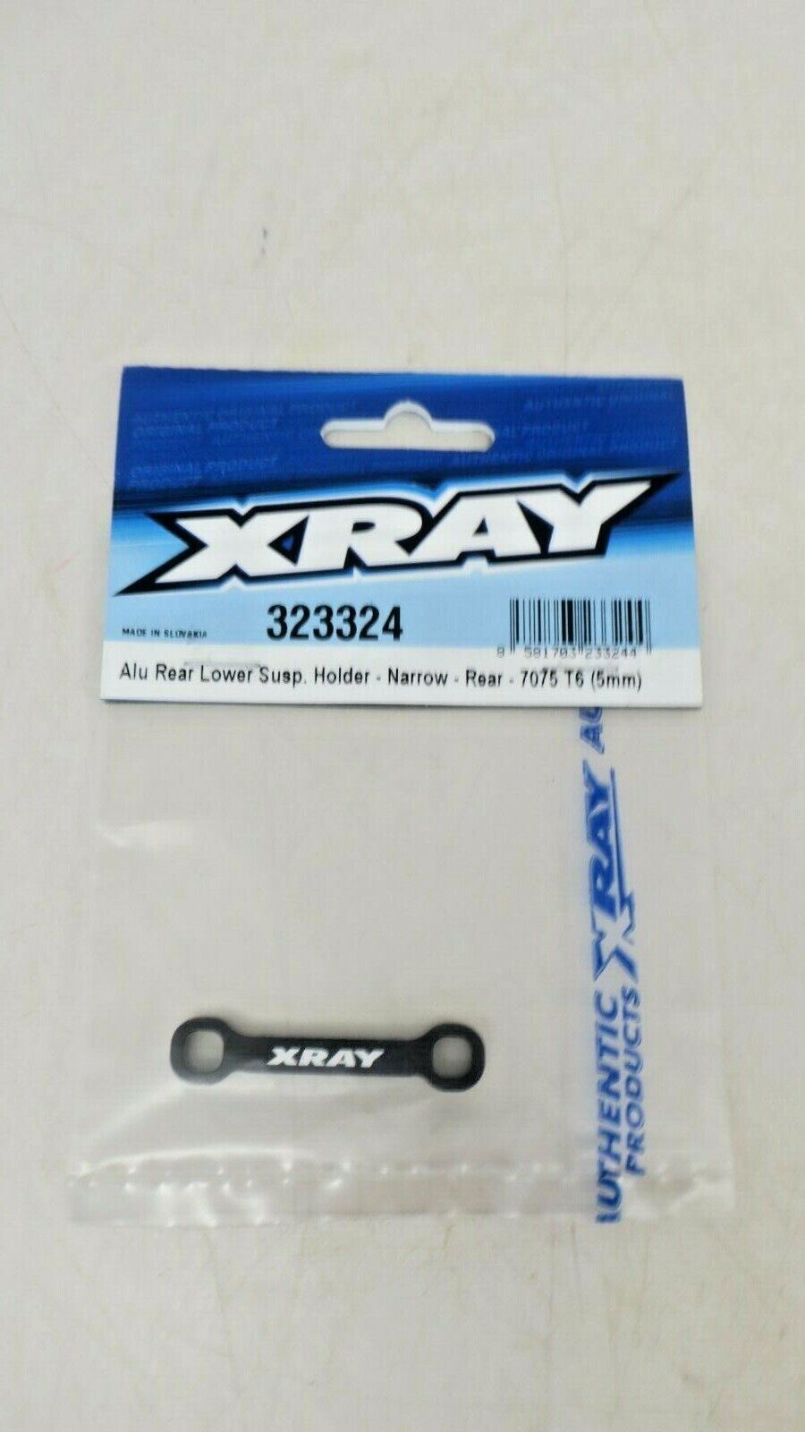 XRAY Aluminum Rear/Rear Narrow Lower Suspension Holder [XRA323324] - WISE GUYS HOBBIES LLC