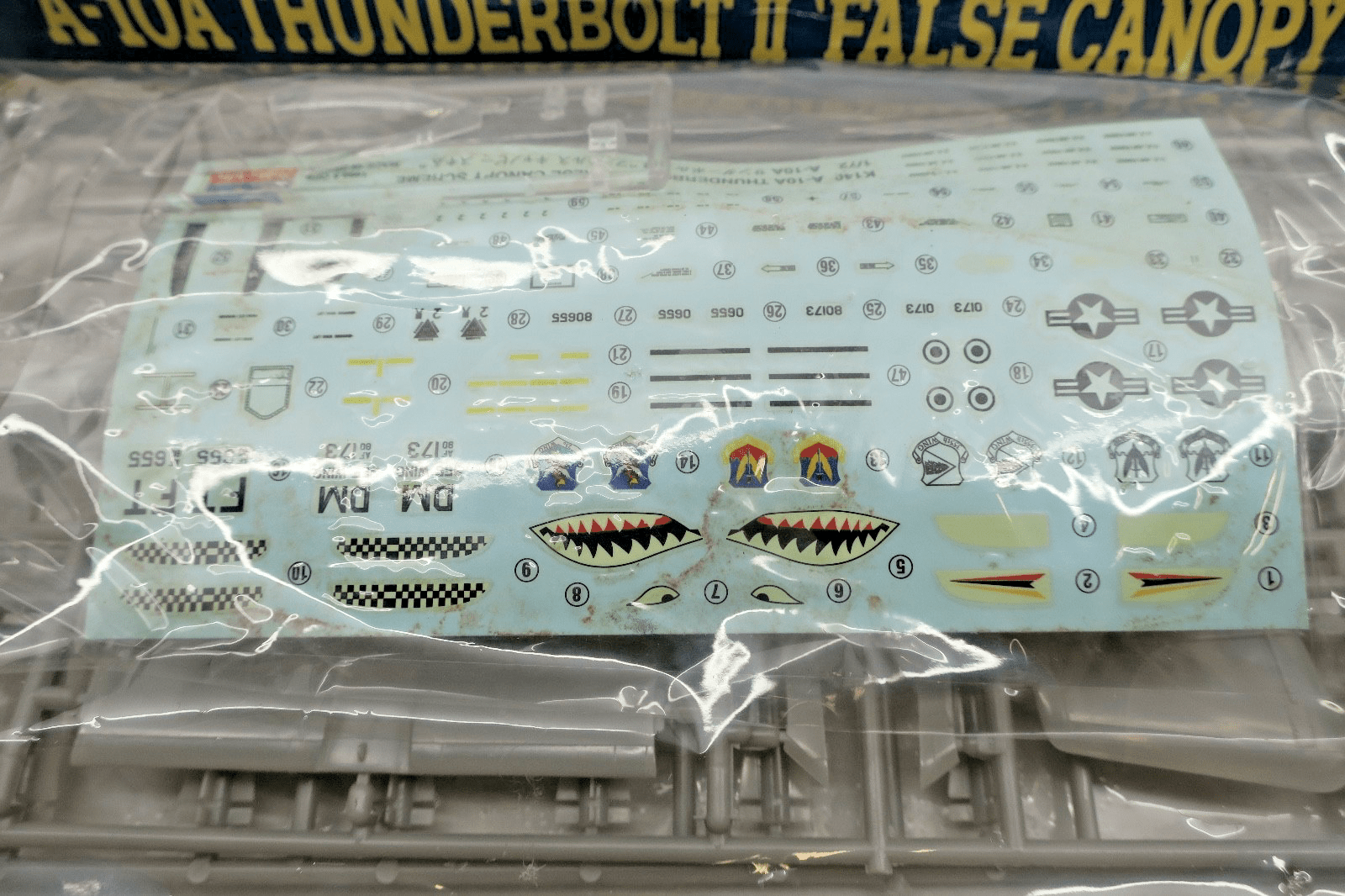 Hasegawa 1/72 A - 10A Thunderbolt II False Canopy Scheme Model Kit BOX DAMAGE - WISE GUYS HOBBIES LLC