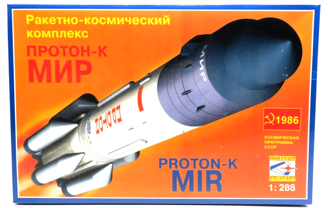 STC Start 1/288 Proton-K MIR Model Kit - WISE GUYS HOBBIES LLC