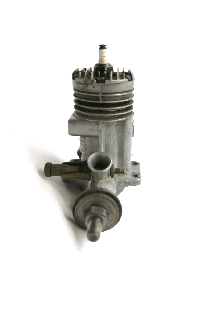 VTG FOX 29 MODEL AIRPLANE ENGINE (c.1950s)+ CHAMPION VG-1 GLOW PLUG - WISE GUYS HOBBIES LLC