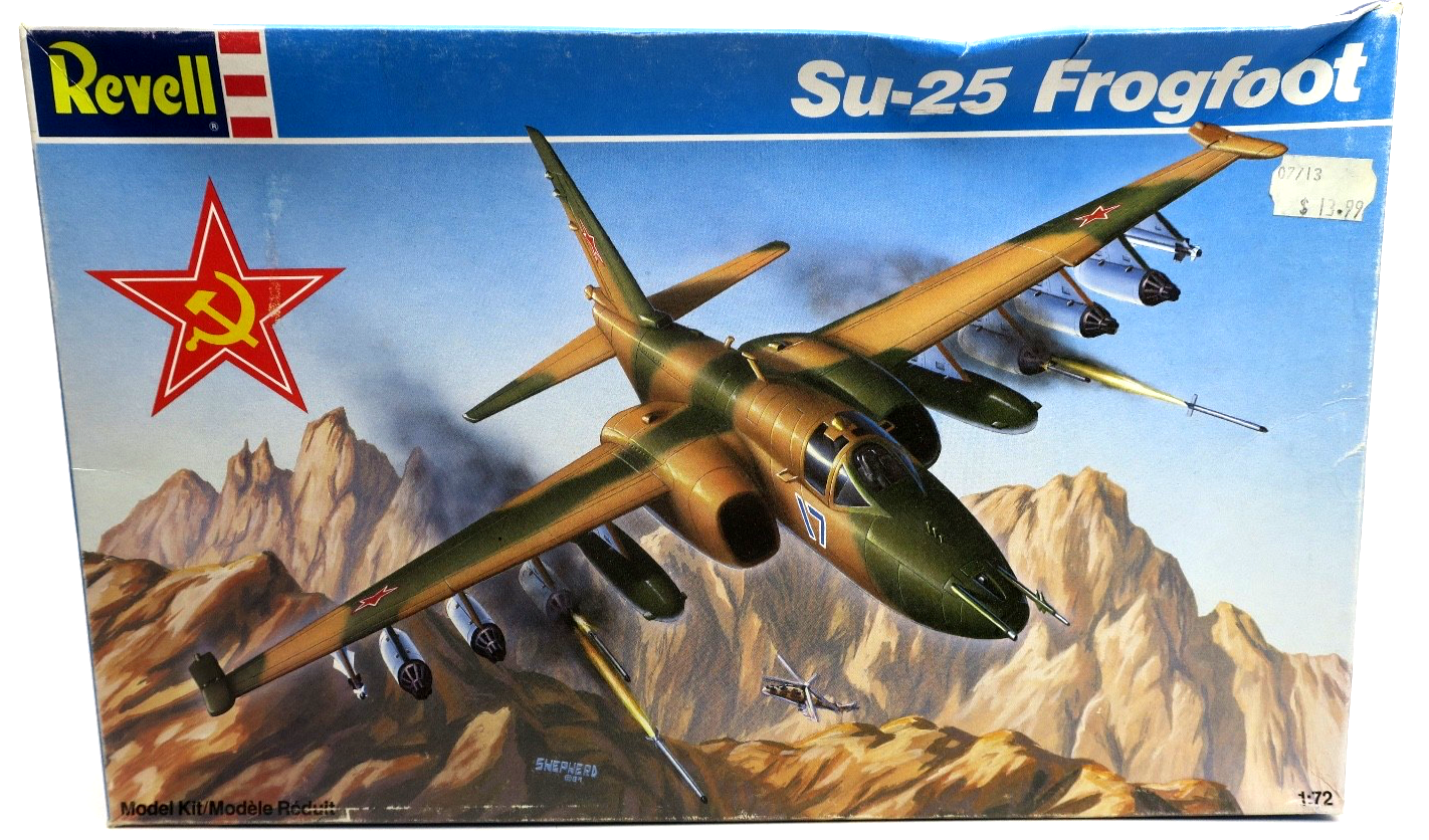 Revell 1/72 Su - 25 Frogfoot Model Kit 4071 - WISE GUYS HOBBIES LLC