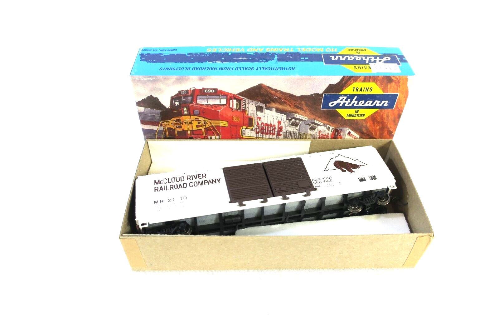 HO ATHEARN 5078 50 FT RAILBOX DOUBLE DOOR BOXCAR KIT MC CLOUD RIVER RAILROAD CO - WISE GUYS HOBBIES LLC