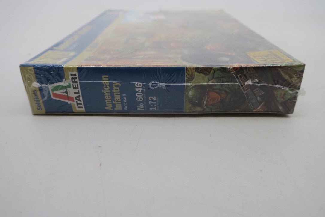 Italeri Model 6046 WWII American Infantry Figures 1:72 New and Sealed - WISE GUYS HOBBIES LLC