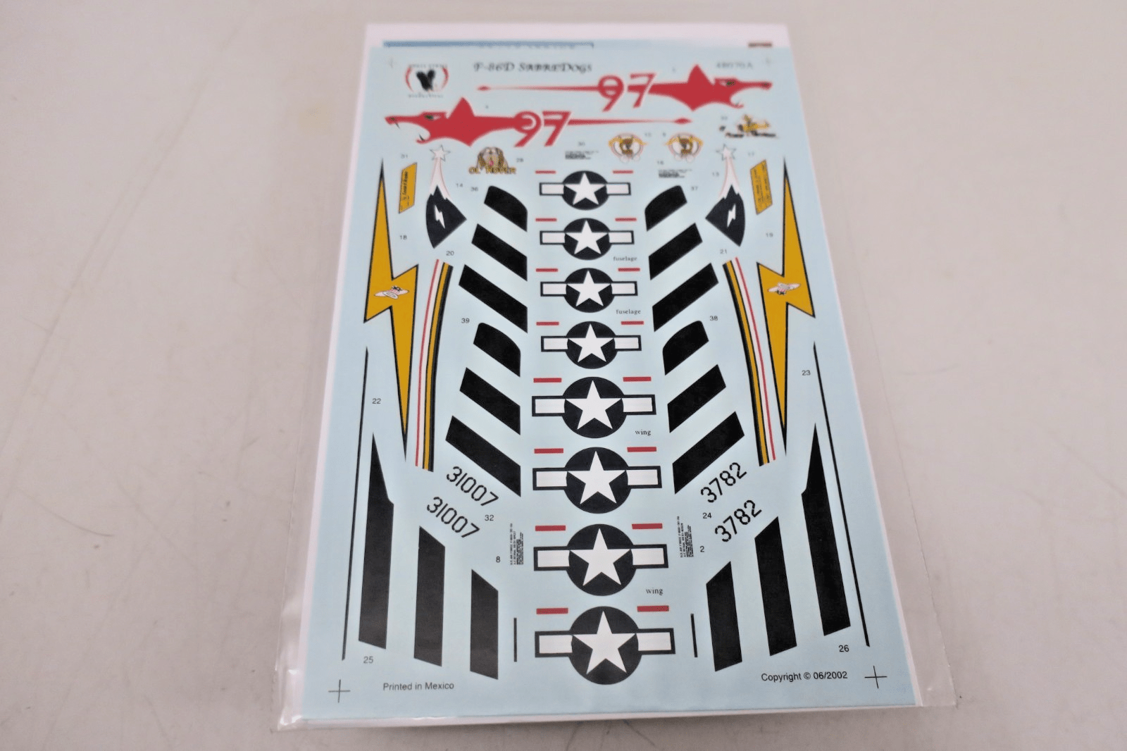 Eagle Strike - F - 86D SabreDogs Part III Decals 48070 - WISE GUYS HOBBIES LLC