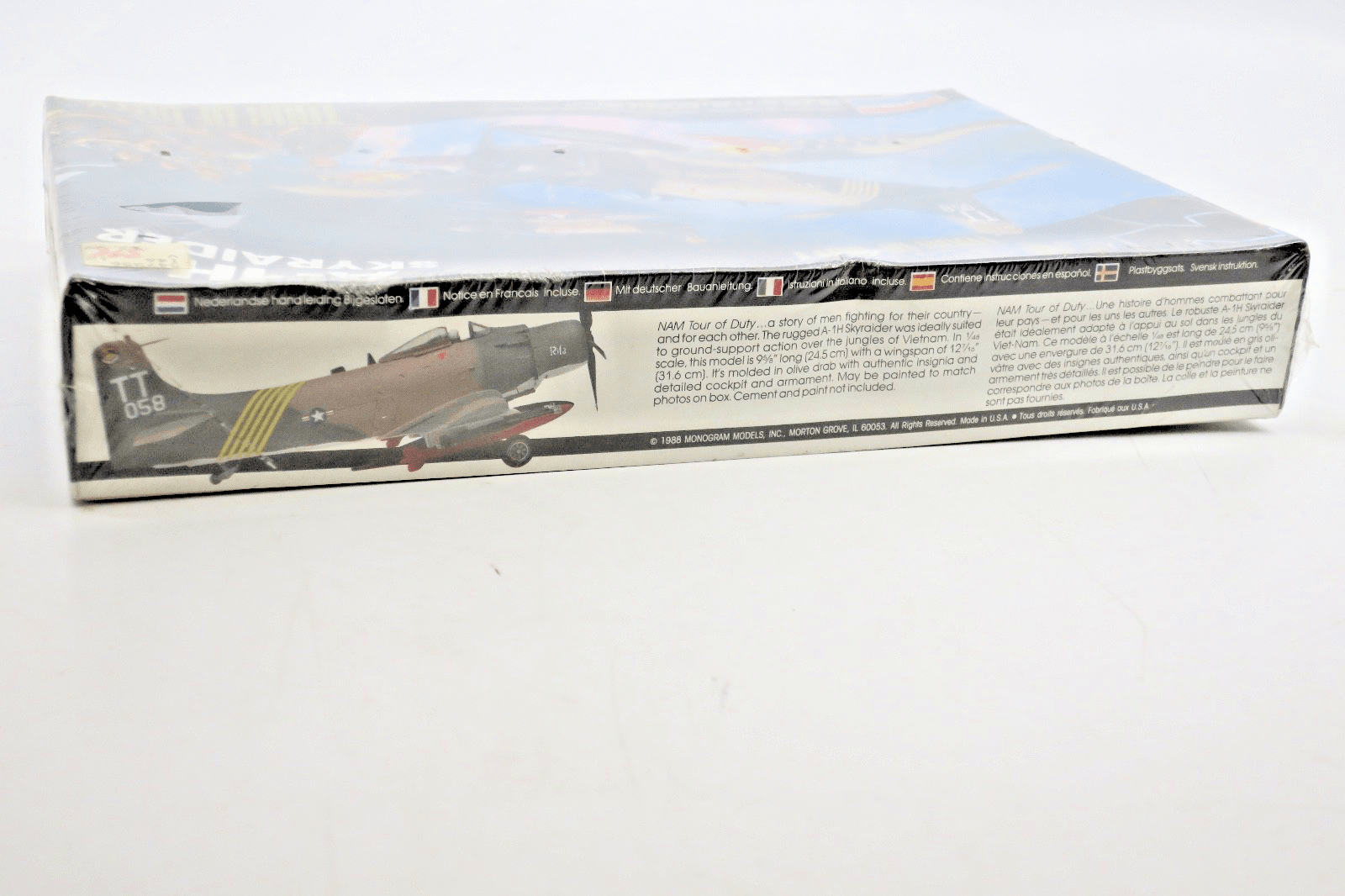 Monogram Vietnam Tour of Duty 1/48 A-1H Skyraider Model Kit - WISE GUYS HOBBIES LLC