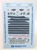 Microscale Decal 1/72 U.S Navy C-121's VXN-8 & WV-2 Decals