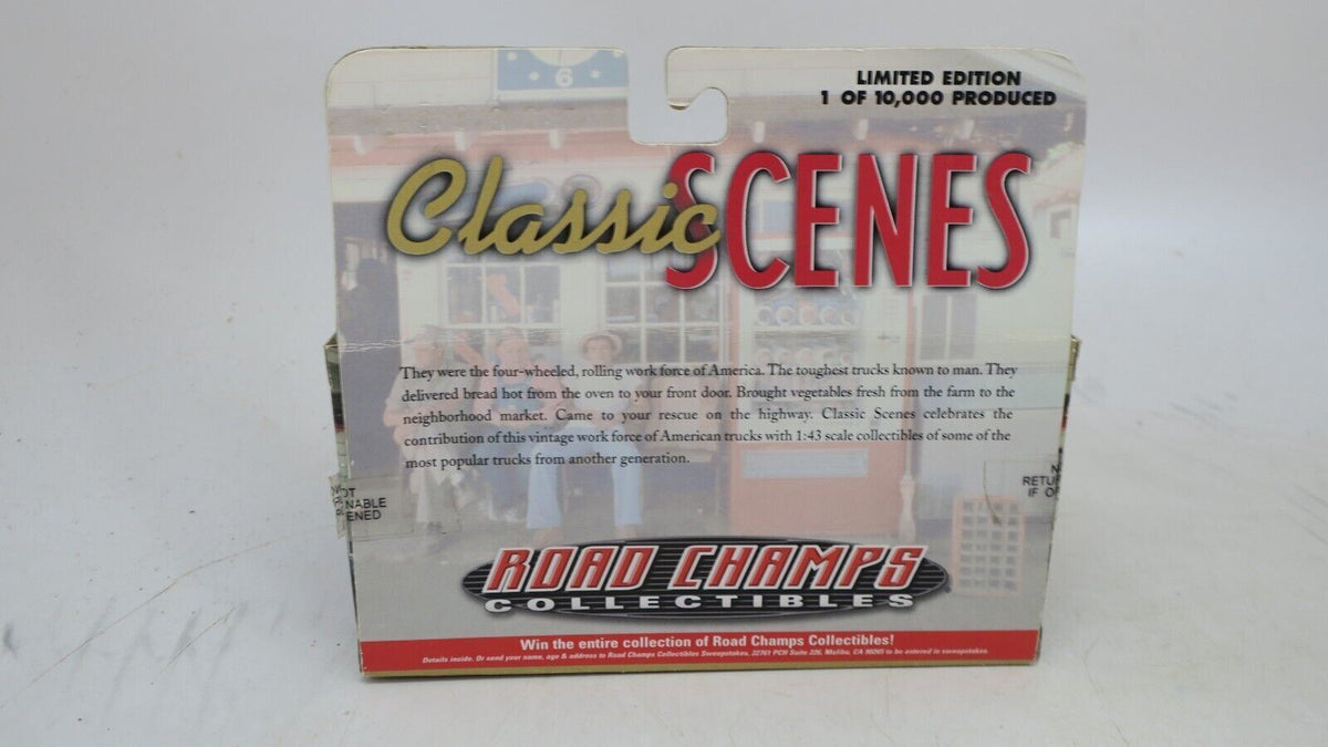 ROAD CHAMPS CLASSIC SCENES 1949 FORD WOODIE 1:43 DIECAST CAR - WISE GUYS HOBBIES LLC