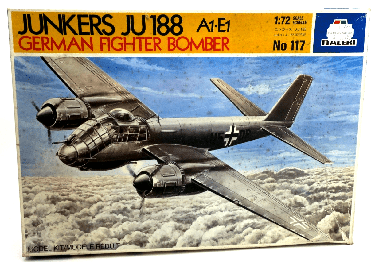 Italeri 1/72 Junkers Ju188 A1 - E1 Model Kit 117 - WISE GUYS HOBBIES LLC