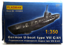 Flagman 1/350 German U - boat type VII C/41 Model Kit 235003 - WISE GUYS HOBBIES LLC