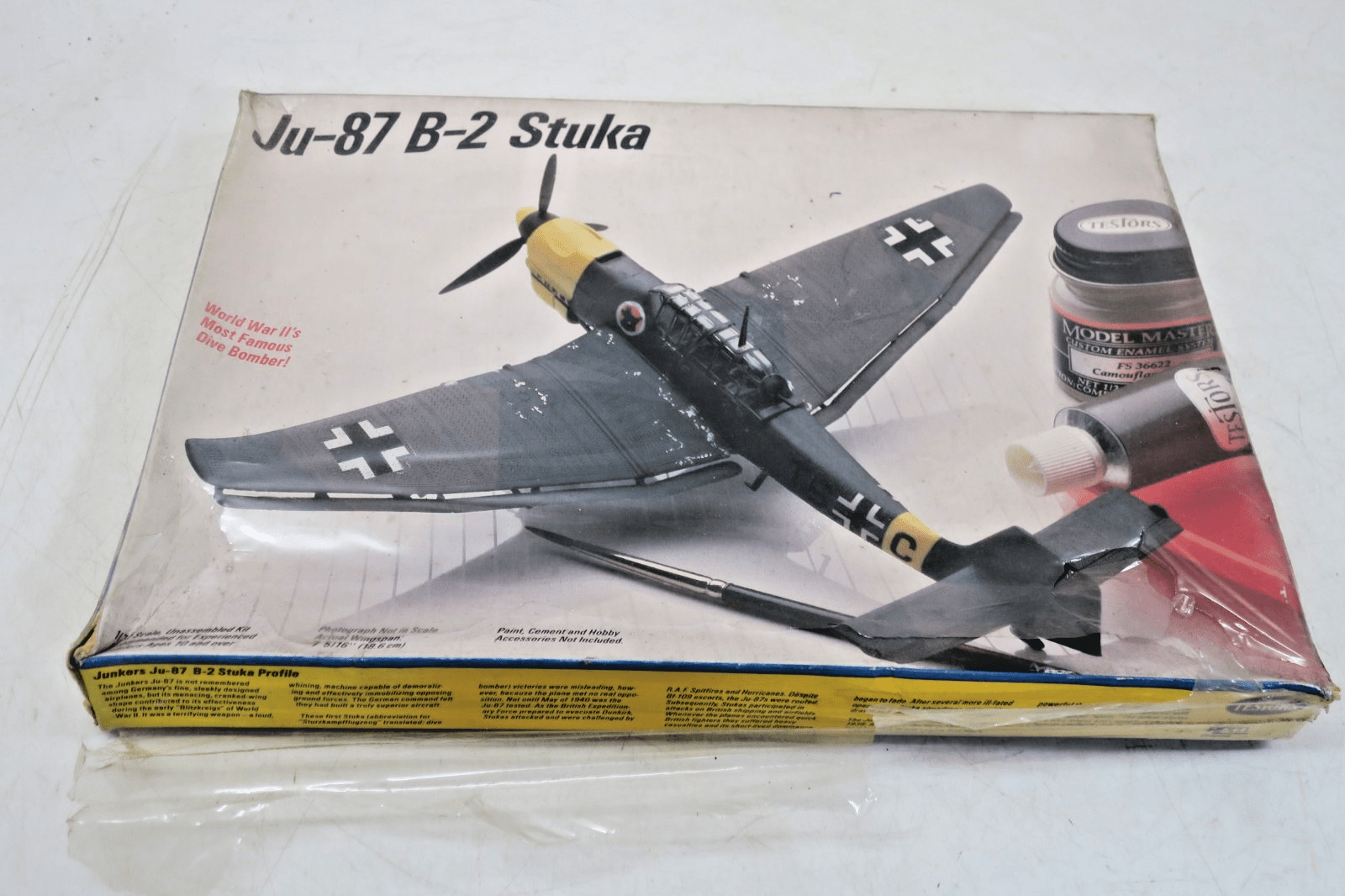 Testors 1/72 Ju - 87 B - 2 Stuka Model Kit 419 - WISE GUYS HOBBIES LLC