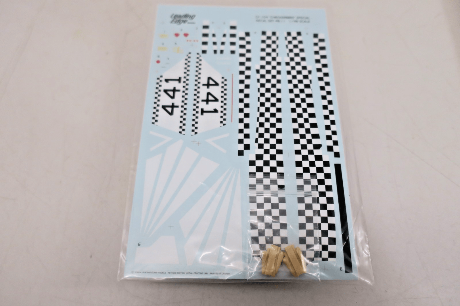 Leading Edge 1/48 CAF CF - 104 "Checkerbird" Starfighter Decals 48.11 - WISE GUYS HOBBIES LLC