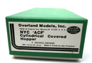 Overland Models HO Brass OMI-3039 ACF Cylindrical Covered Hopper NYC Unpainted