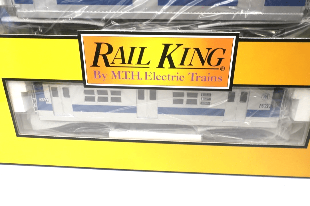 MTH Rail - King O Gauge No.30 - 2122 - 3 R - 17 NYC Metropolitan 2 - Car Subway Add - On Set - WISE GUYS HOBBIES LLC